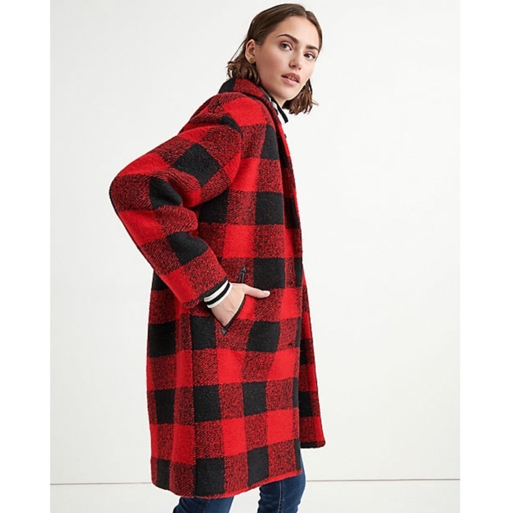 NWOT Oversized Lucky Brand Buffalo Coat